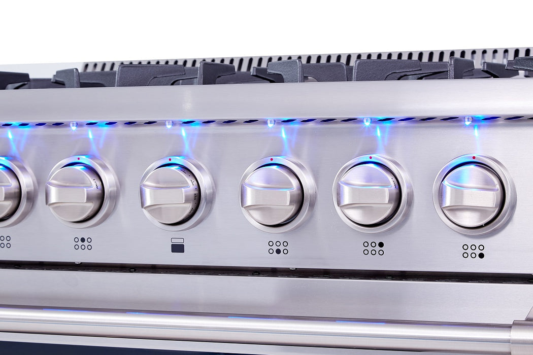 36 Inch Professional Oven Dual Fuel Range in Stainless Steel GES3606-GS