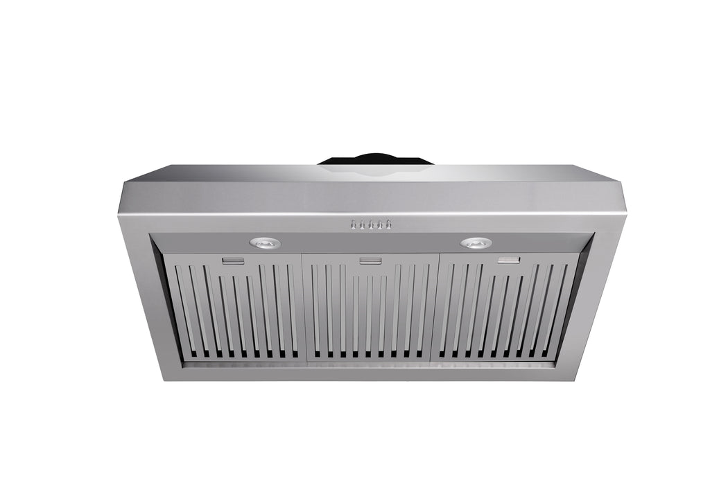 36 Inch Under Cabinet Range Hood 11 Inches Tall in Stainless Steel RHM3603