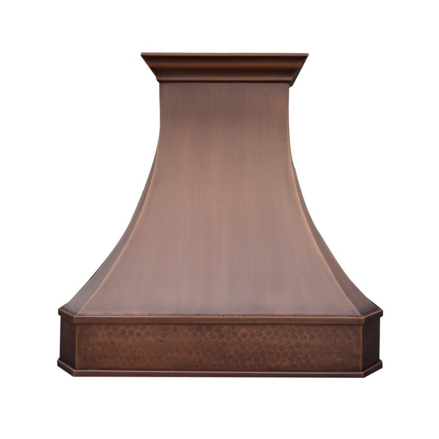 Curved Kitchen Hood RHM Curved Vintage Copper Kitchen Hood CT-VH03SL-MD — Rangehoodmaster