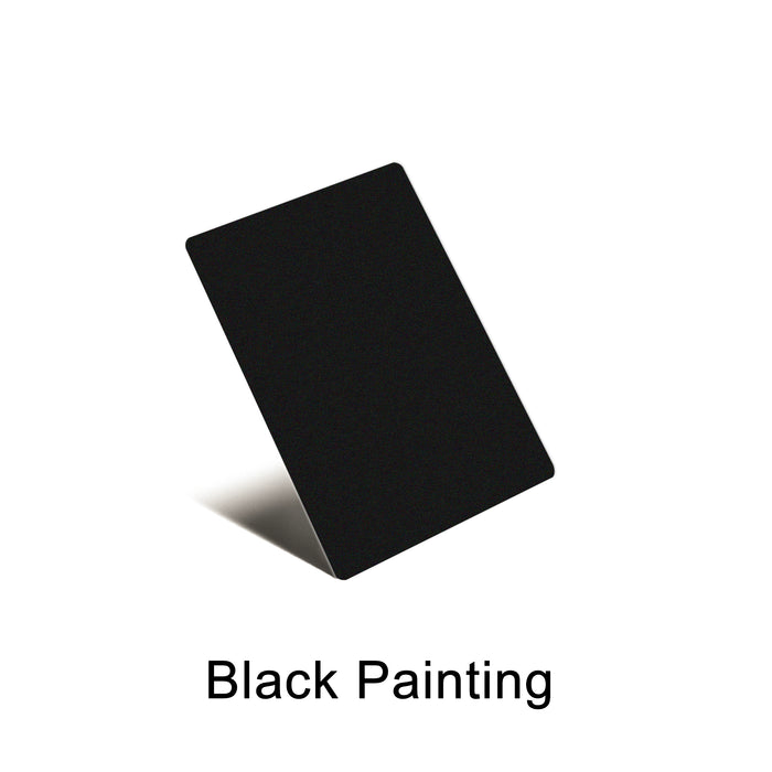 Black Painting Finish Stainless Steel Sample for Stainless Steel Range Hood