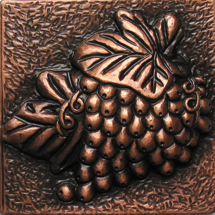 Farmhouse Fruit Tile Copper Backsplash Handmade