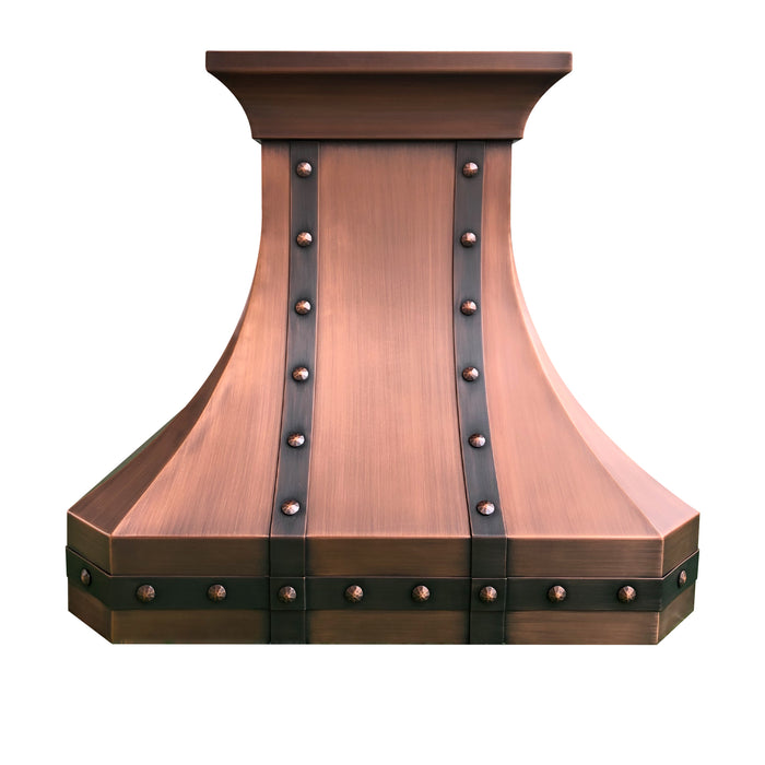 RHM Traditional Curved Copper Oven Hood CT-VH30TR-2