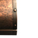 custom Under-Cabinet Hammered Copper Vent Hood 