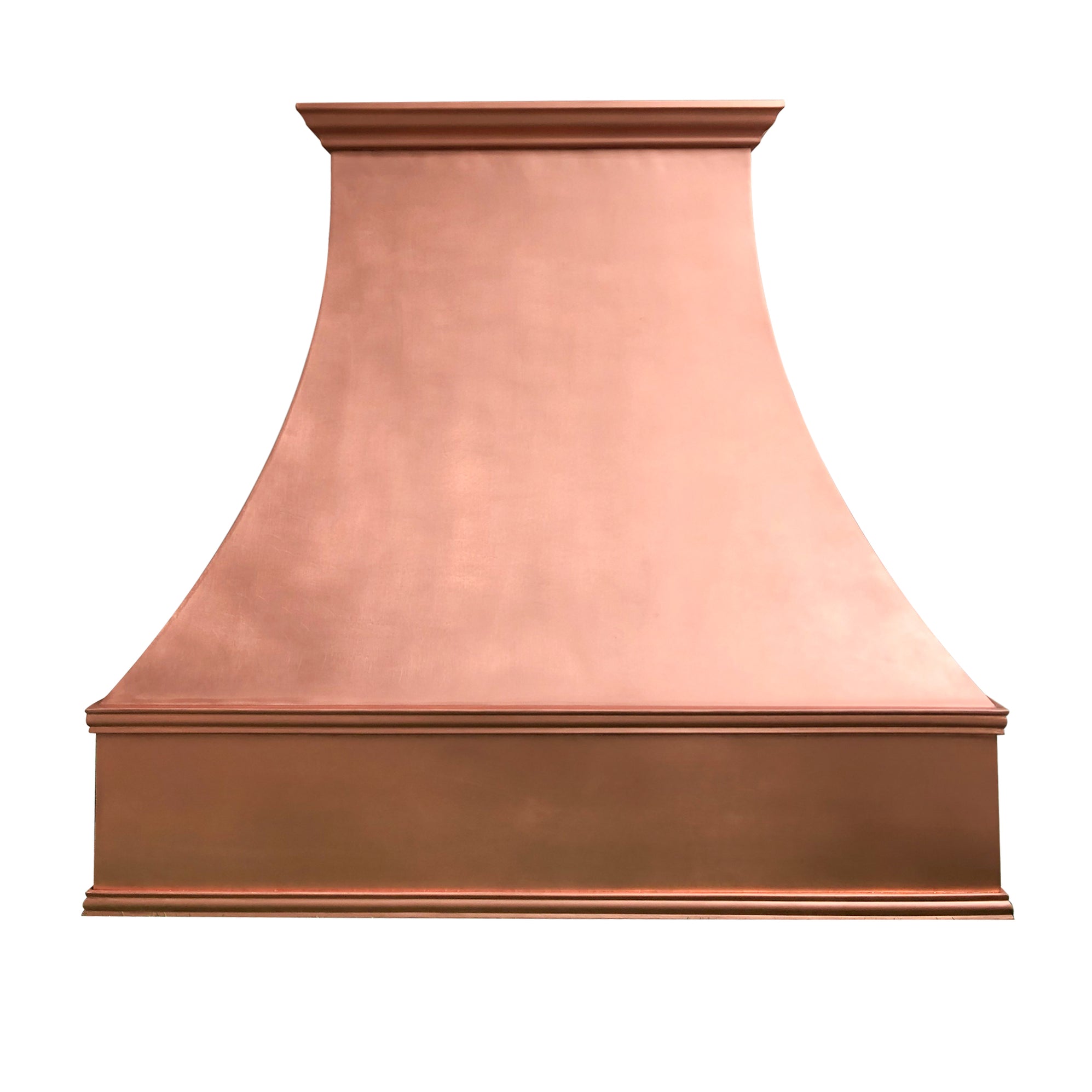 RHM Custom Design Copper Stovetop Vent Hood Handcrafted CT-VH07 -1