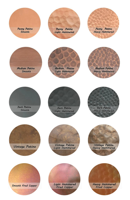 Copper Range Hood Colors and Finishes