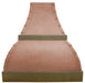 Curved Custom Natural Copper Vent Hood CT-VH01TR