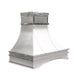 Custom Stainless Steel Vent Hood with Arched Apron