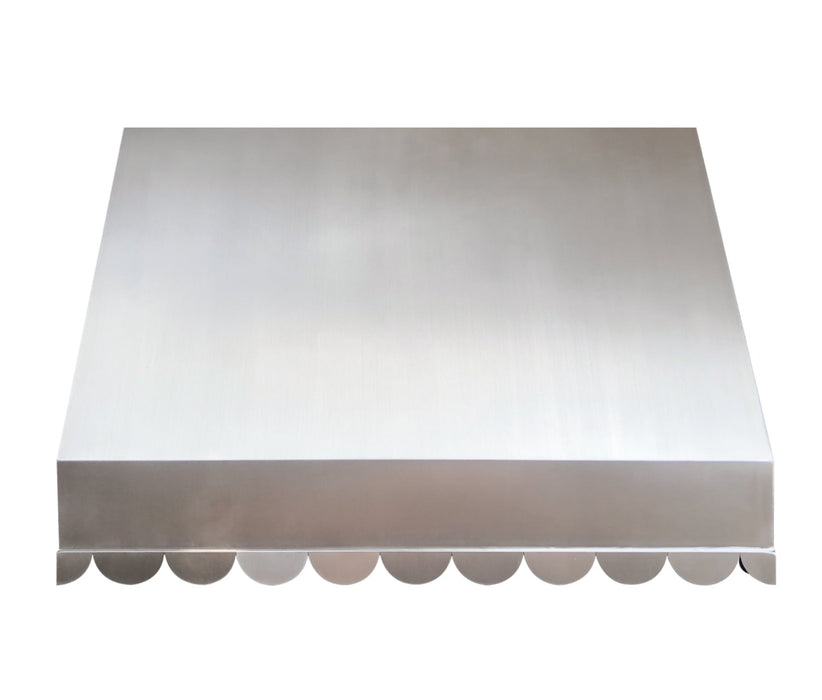 Custom Scalloped Stainless Steel Range Hood Wall-Mounted SH41
