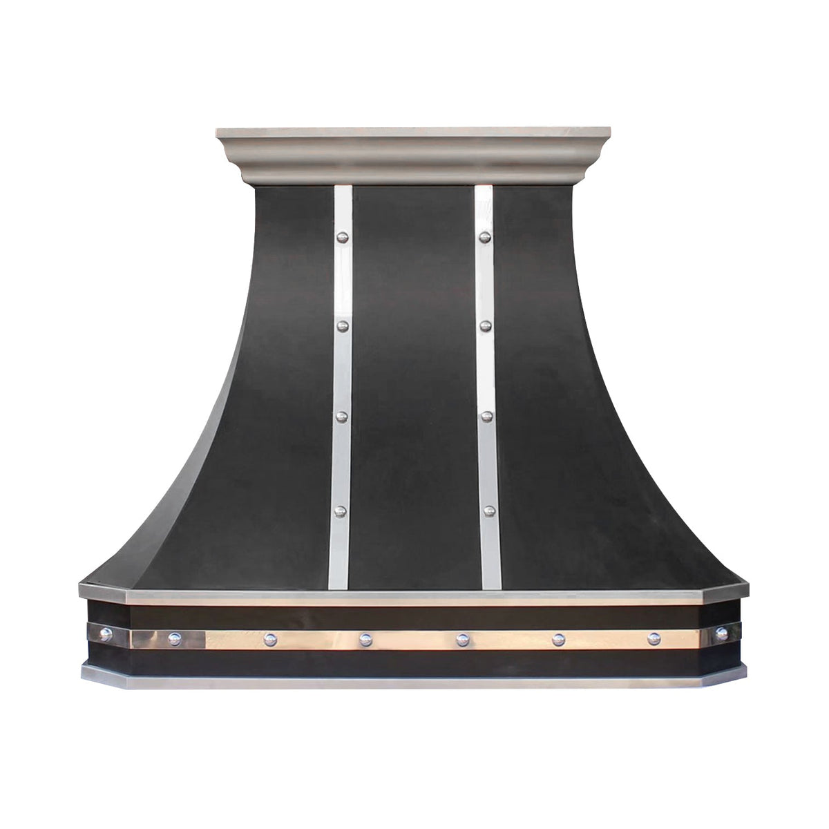 Sweep Brushed Stainless Steel Custom Range Hood for Cindy — Rangehoodmaster