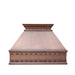 classic rustic copper range hood medium patina finish