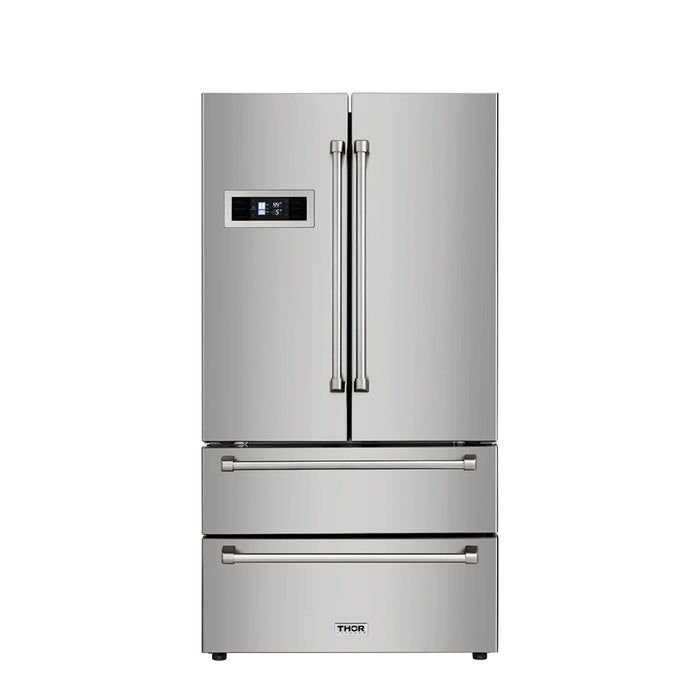 Thor 36 Inch Professional French Door Stainless Steel Refrigerator for Kitchen