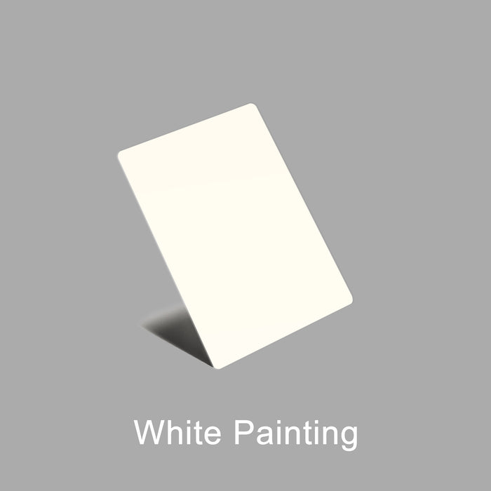 White Painting Finish Stainless Steel Sample for Stainless Steel Range Hood