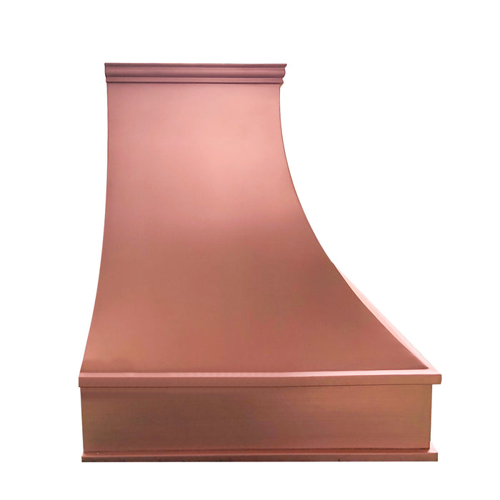 Natural Copper Range Hood Wall Mount Kitchen Vent Hoods 30"W x 27"H VH07S (in-stock)