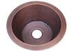 Custom Copper Prep Sink,Circular Copper Tailor