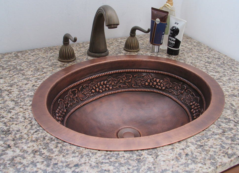 Autumn° Custom Copper Bathroom Sink Copper Tailor