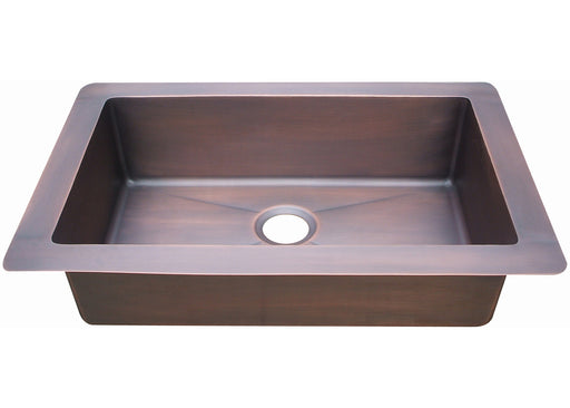 Single Bowl Copper Undermount Kitchen Sink Copper Tailor