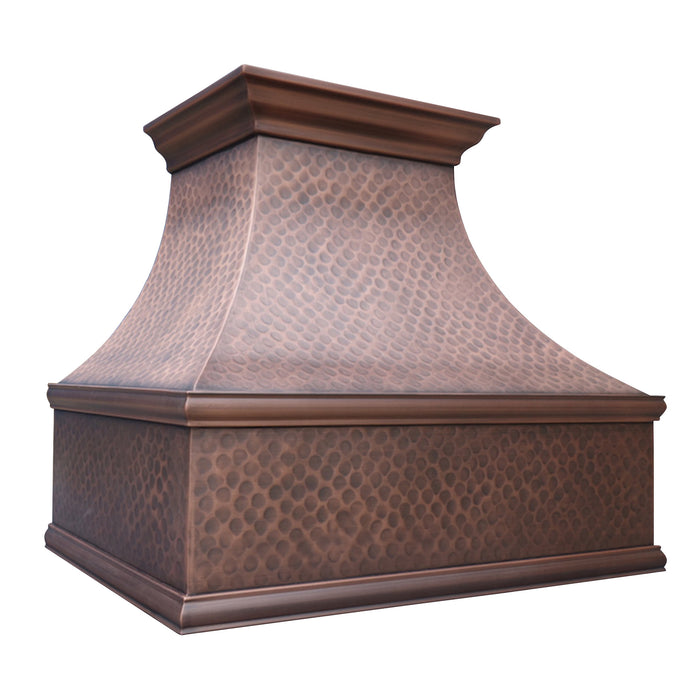 Copper Wall Mount Oven Hood 30" W x 30" H VH07L  (in-stock)