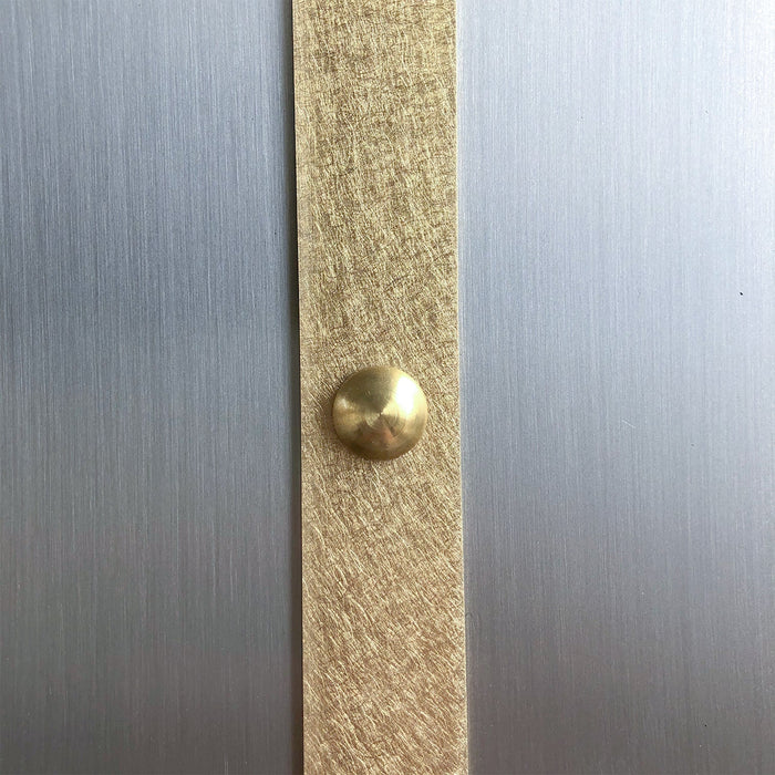 Stainless and Brass  Range Hood