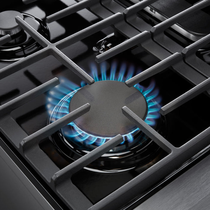 PRO Cooktop- Stainless Steel 6 German sealed burner with heavy duty cast  iron grates